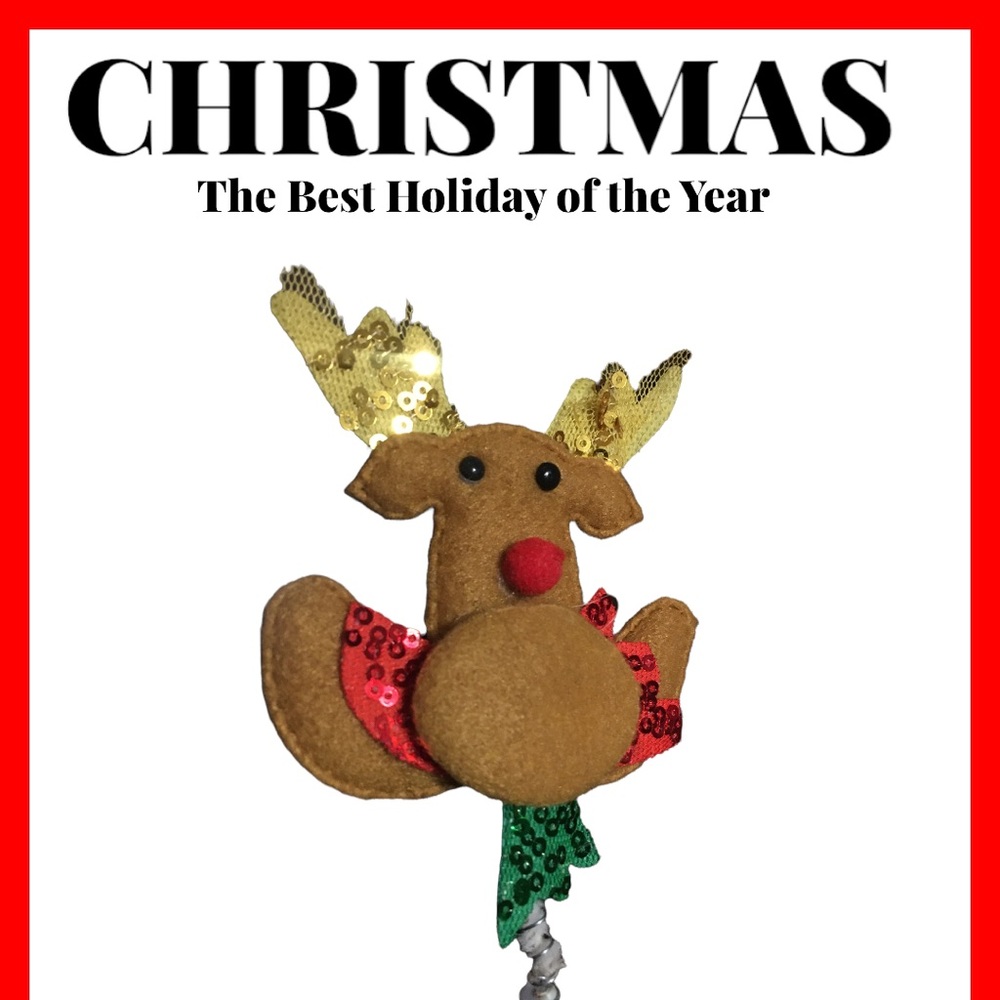 Cheistmas Rudolf Hairband - Picture 2 of 4